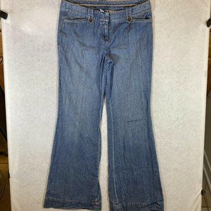 Ann Taylor Loft Womens Size 8 Dark Blue Jeans 32L